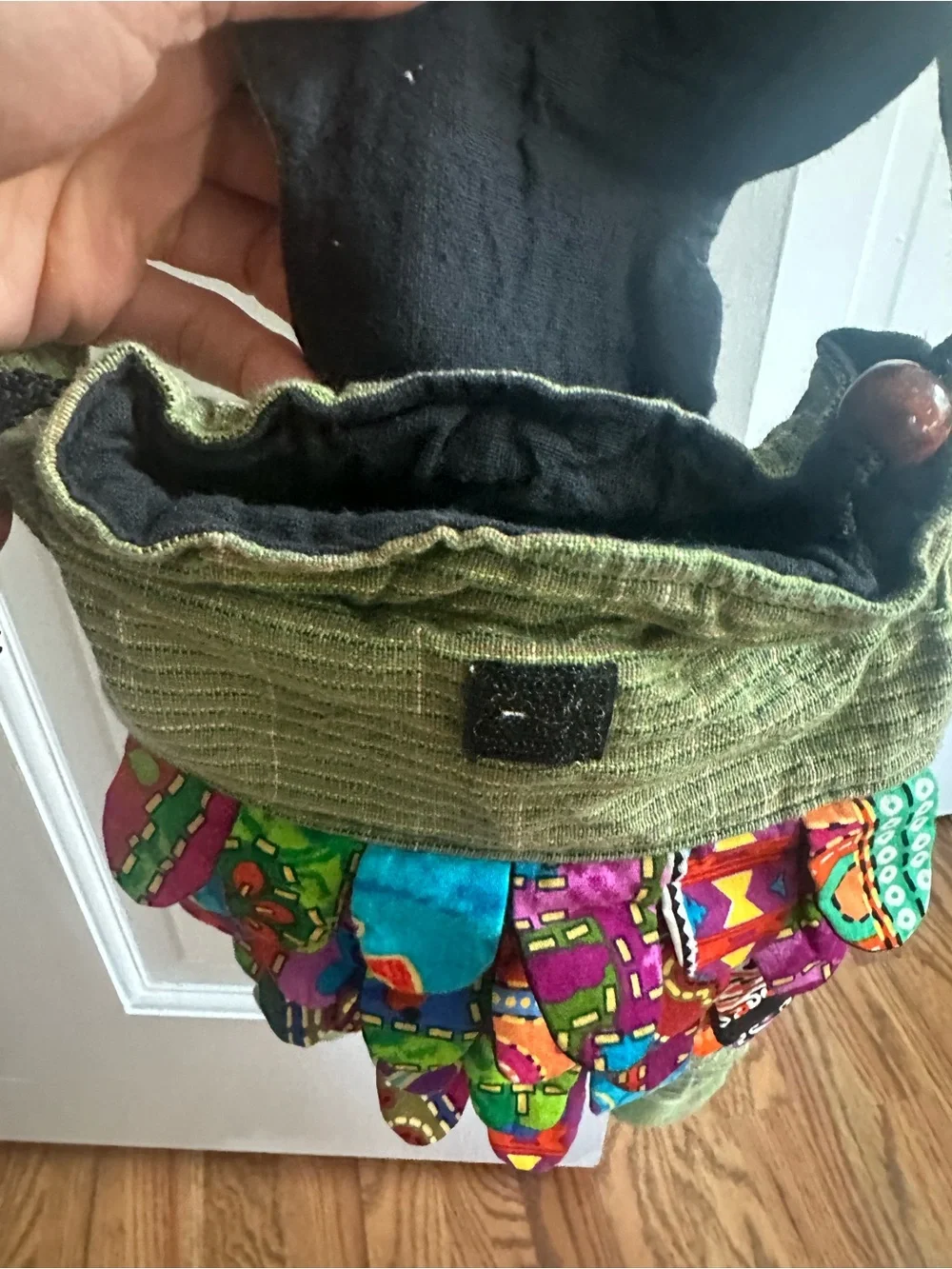 Green Owl Crossbody Bag